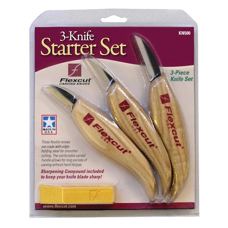 Flex Cut 3-Piece Starter Carving Knife Set KN500
